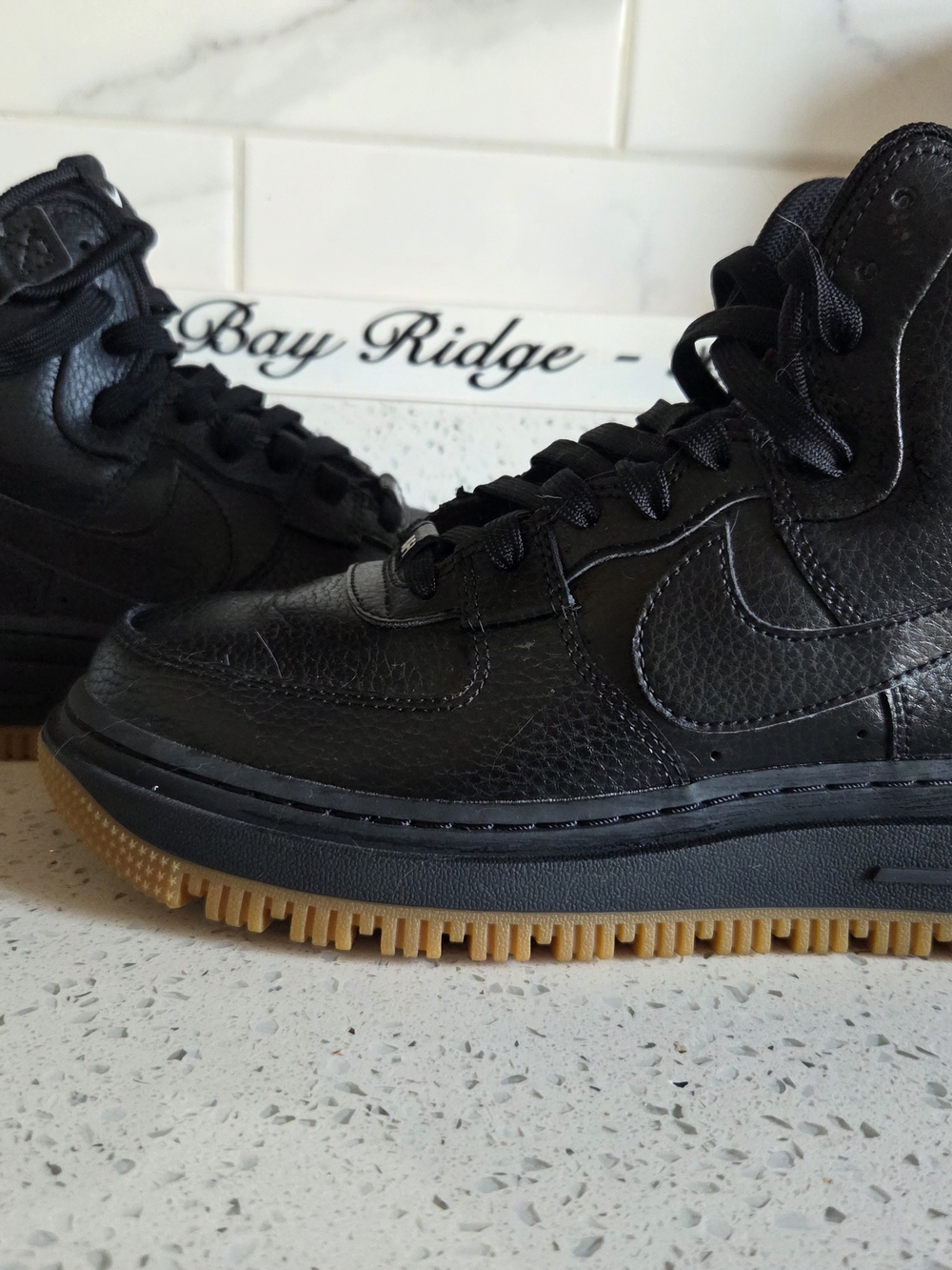 Nike Air Force One High Utility 2.0 Black-gum Classics - Picture 3 of 7